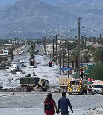 Navigating the Unexpected: Palm Springs’ Unusual Encounter with a Hurricane